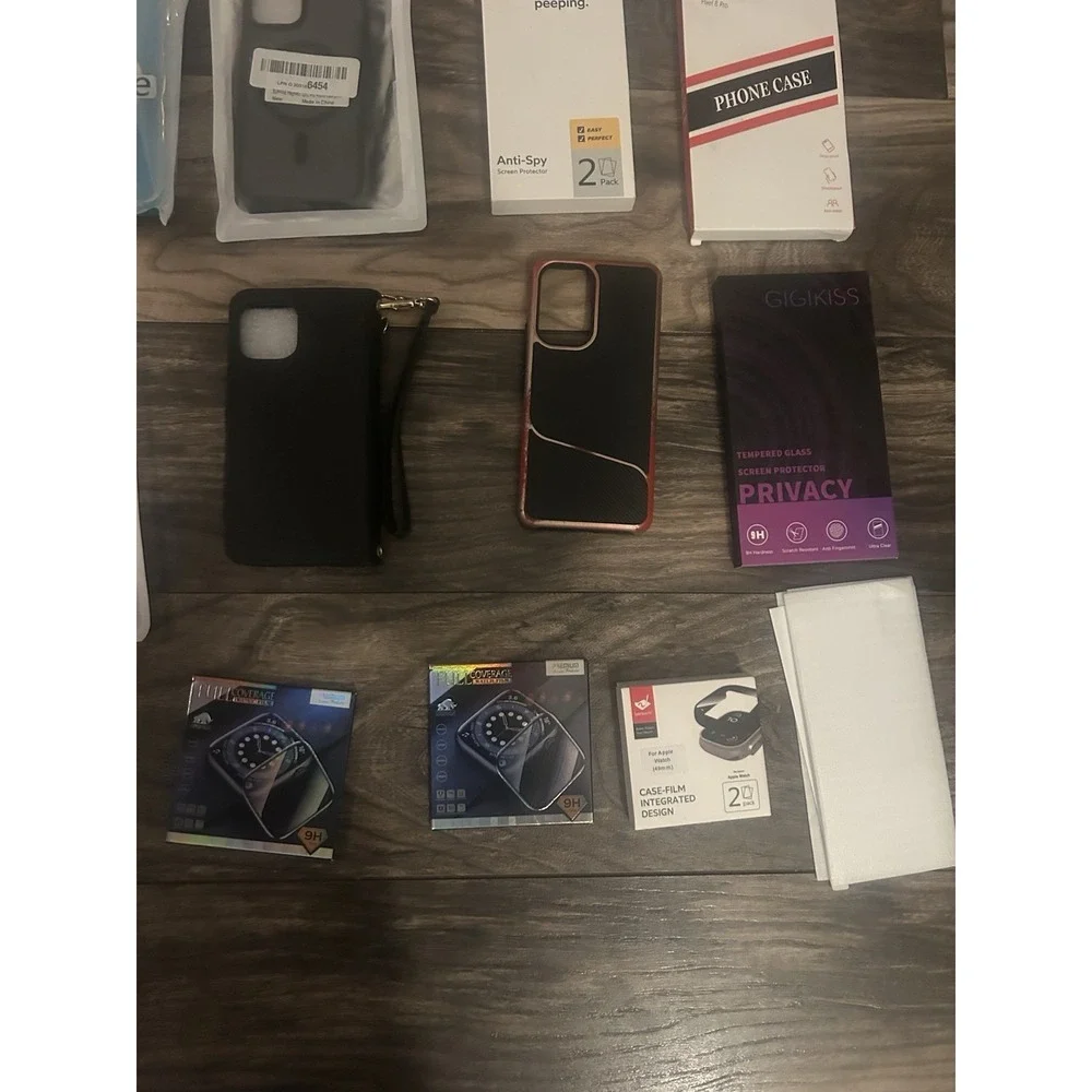 Wholesale Mixed Lot of 25 Assorted‎ iPhone Cases,Galaxy,screen/watch Protectors